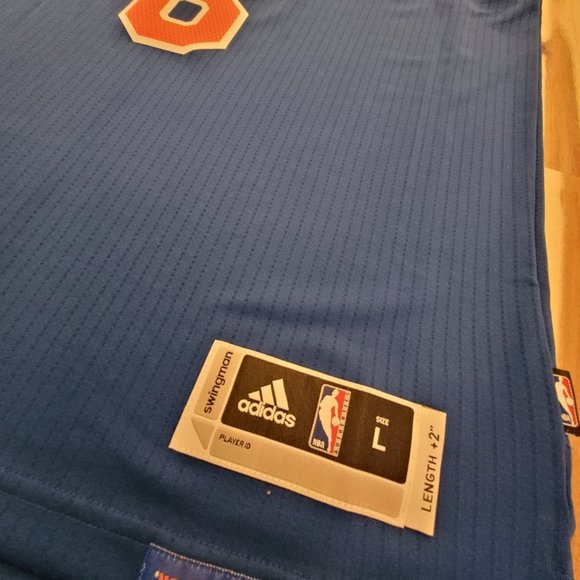 New York Knicks - Kristaps Porzingis -  Adidas Swingman Jersey - (Large) - Picture 4 of 5
